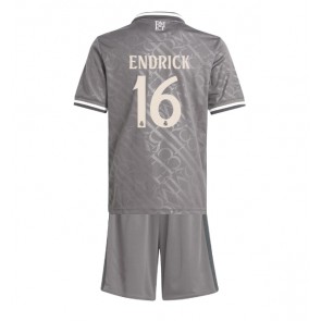 Real Madrid Endrick #16 Dětské Alternativní dres komplet 2024-25 Krátký Rukáv (+ trenýrky)